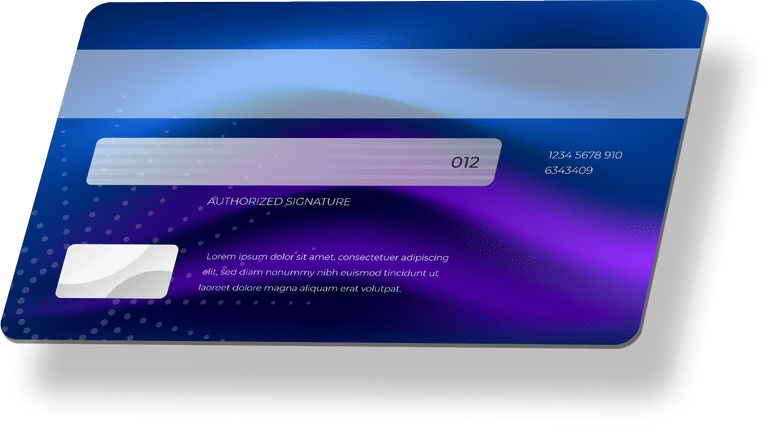 Credit Card Back